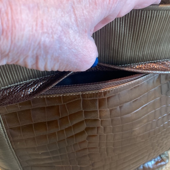 Sharif 1827 Bag in a Tricolor Leather with Dust Bag. - Picture 6 of 16